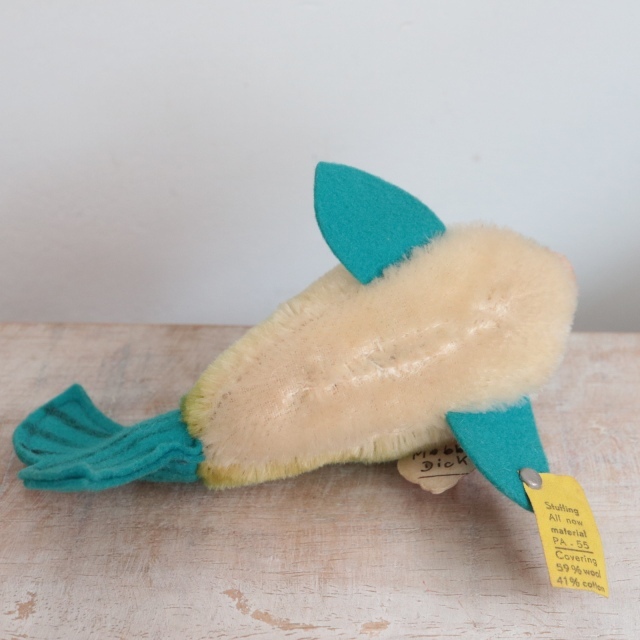 アンティーク シュタイフ 魚 Steiff Flossy 13cm