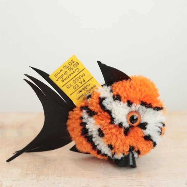 アンティーク シュタイフ 熱帯魚 ウーレン ミニチュア  Steiff 7cm