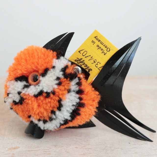 アンティーク シュタイフ 熱帯魚 ウーレン ミニチュア  Steiff 7cm
