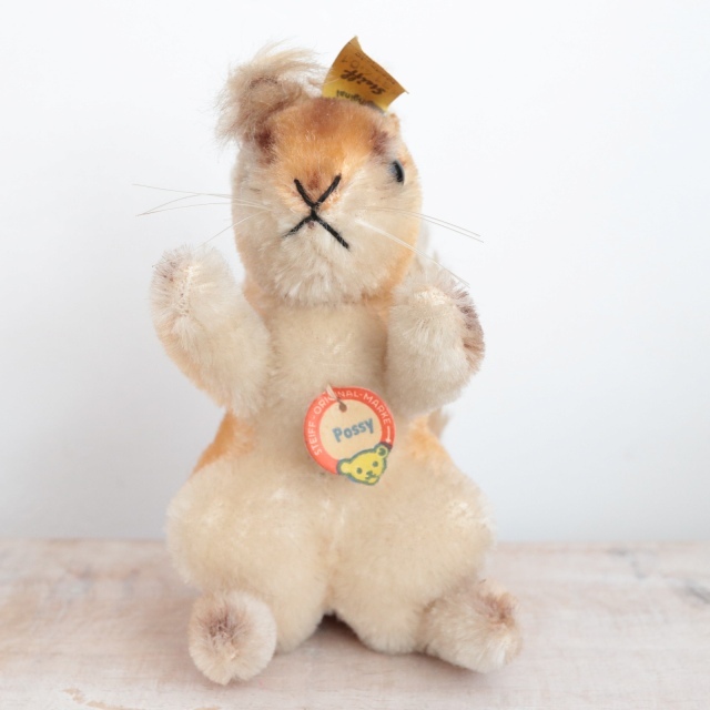 アンティーク シュタイフ リス Steiff Possy 14cm