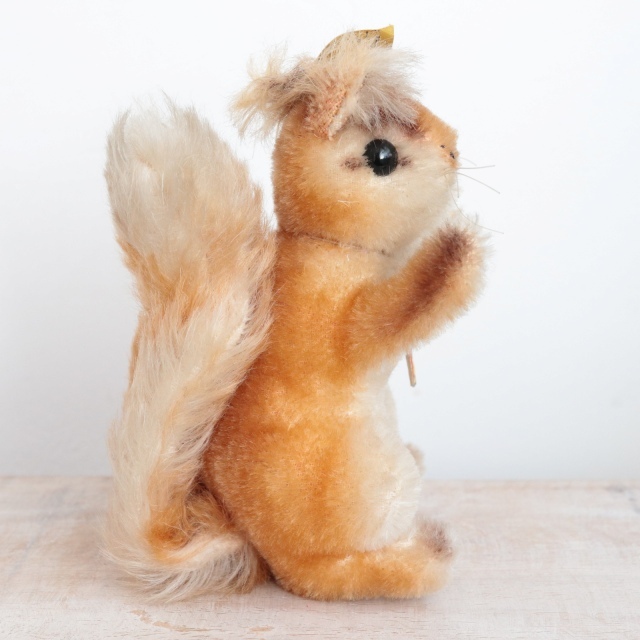 アンティーク シュタイフ リス Steiff Possy 14cm