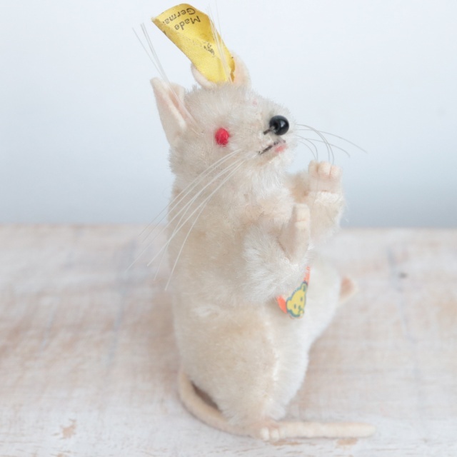 アンティーク シュタイフ ネズミ Steiff Pieps 8cm