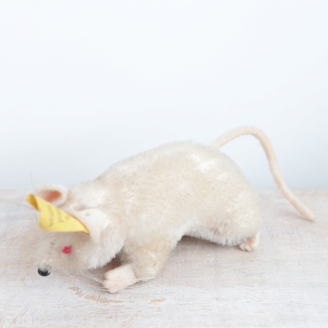 アンティーク シュタイフ ネズミ Steiff Pieps 8cm