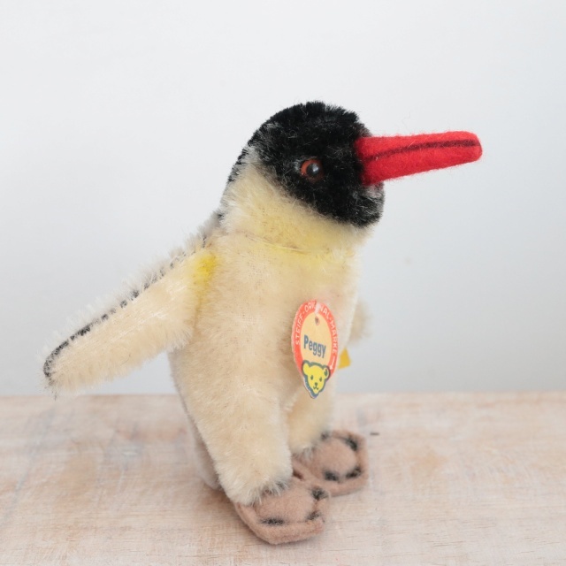 アンティーク シュタイフ ペンギン Steiff Peggy 7cm