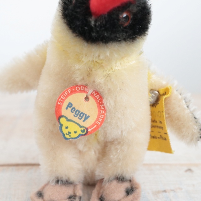 アンティーク シュタイフ ペンギン Steiff Peggy 7cm