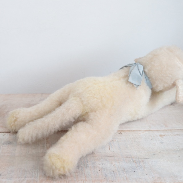 アンティーク シュタイフ お眠りヒツジ Steiff Floppy Lamby 17cm