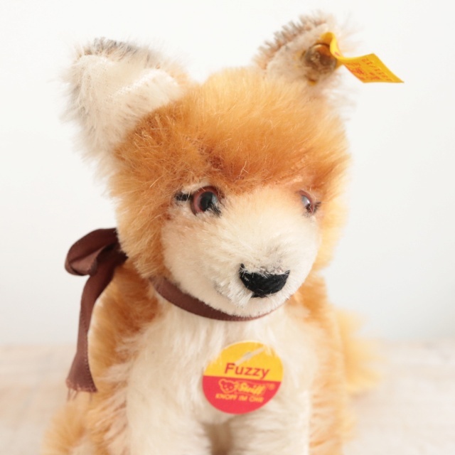 ビンテージ シュタイフ キツネ Steiff Fuzzy 12cm