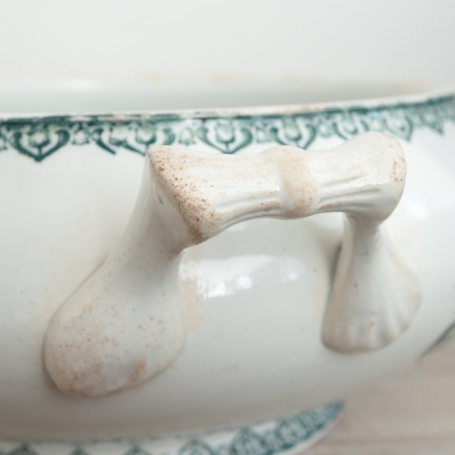 アンティーク スーピエール レギュミエ スズラン フランス サンタマン