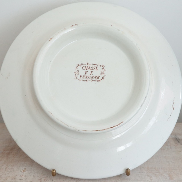 アンティーク コンポティエ CHASSE フランス ペクソンヌ製 PEXONNE Fenal Freres