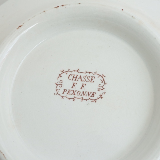 アンティーク コンポティエ CHASSE フランス ペクソンヌ製 PEXONNE Fenal Freres