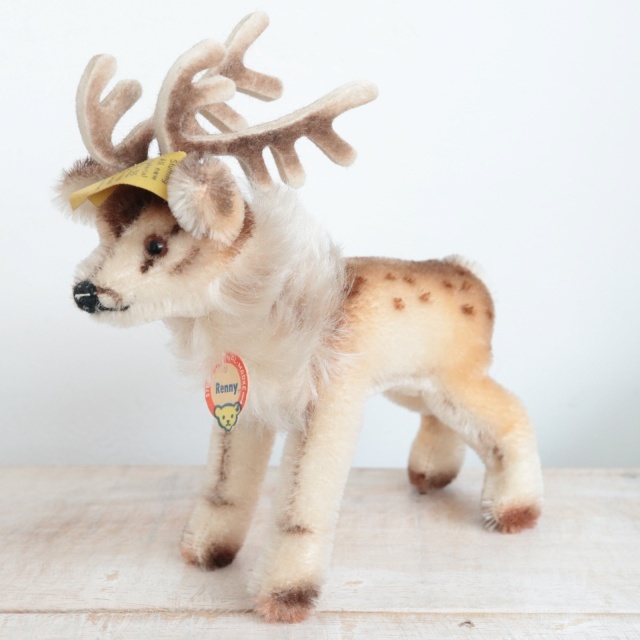 アンティーク シュタイフ トナカイ Steiff Renny 14cm