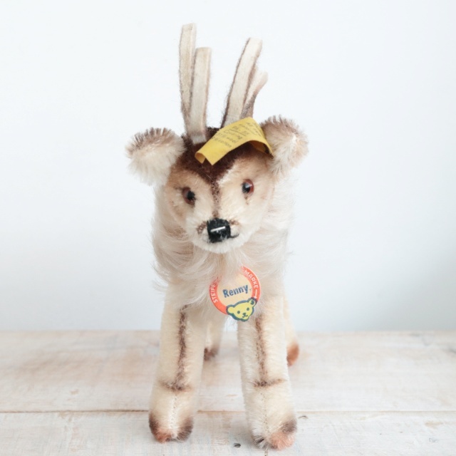 アンティーク シュタイフ トナカイ Steiff Renny 14cm
