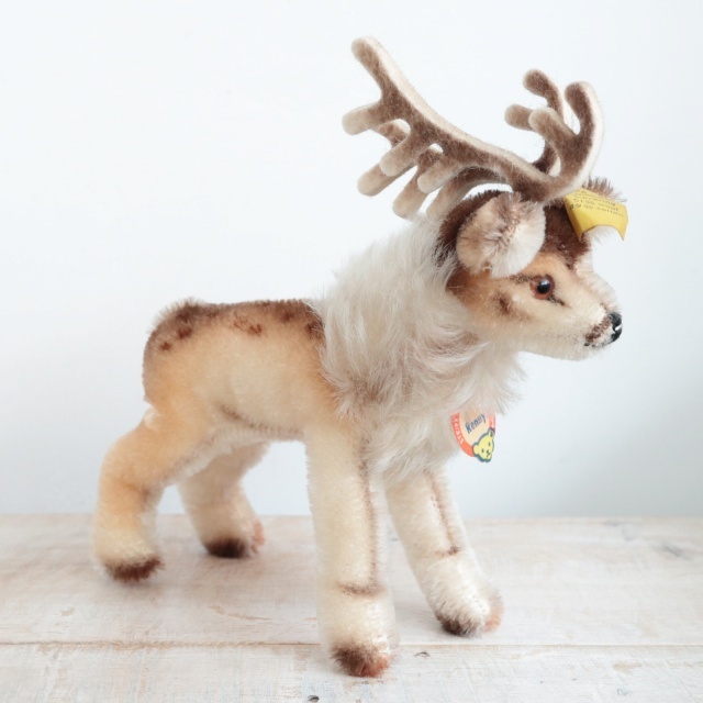 アンティーク シュタイフ トナカイ Steiff Renny 14cm