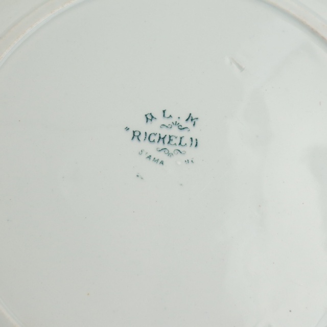 アンティークプレート 大皿 RICHELIEU フランス サンタマン製 SAINT AMAND