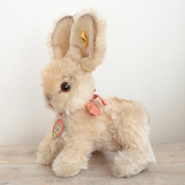アンティーク シュタイフ ウサギ チェンジャブルラビット Steiff Changeable Rabbit 25cm