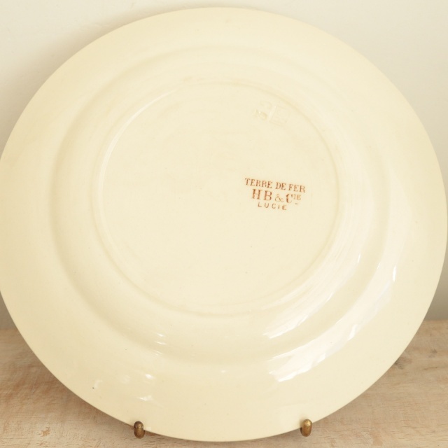 アンティーク プレート LUCIE 皿 フランス ショワジールロワ製 CHOISY