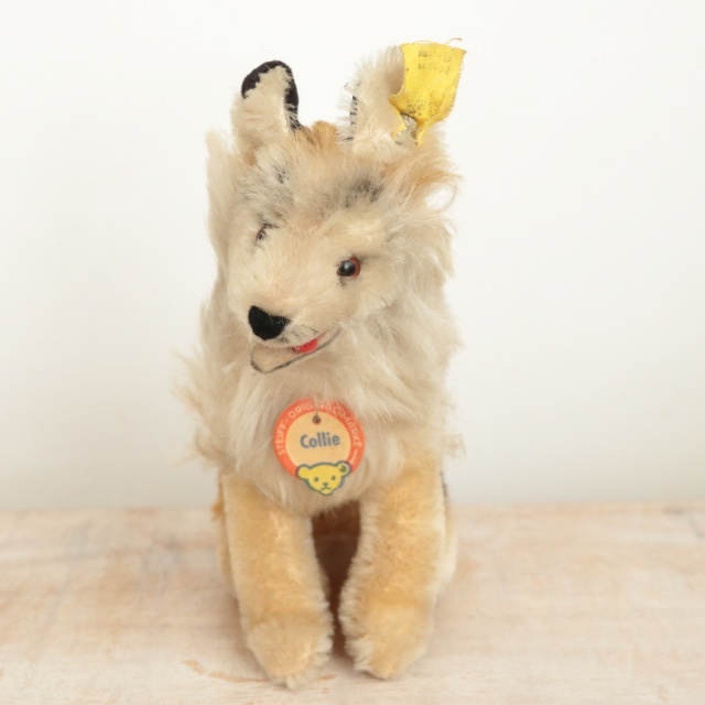 アンティーク シュタイフ コリー Steiff Collie 12cm