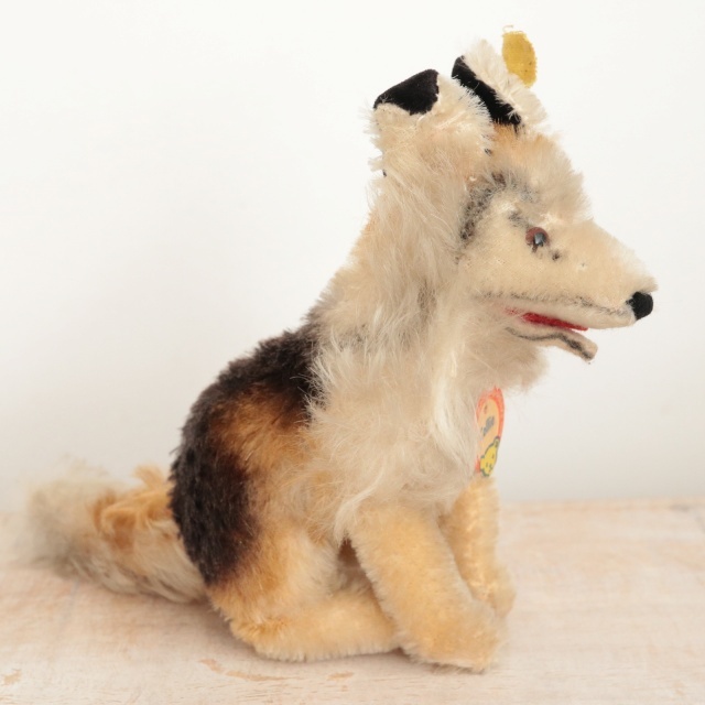 アンティーク シュタイフ コリー Steiff Collie 12cm