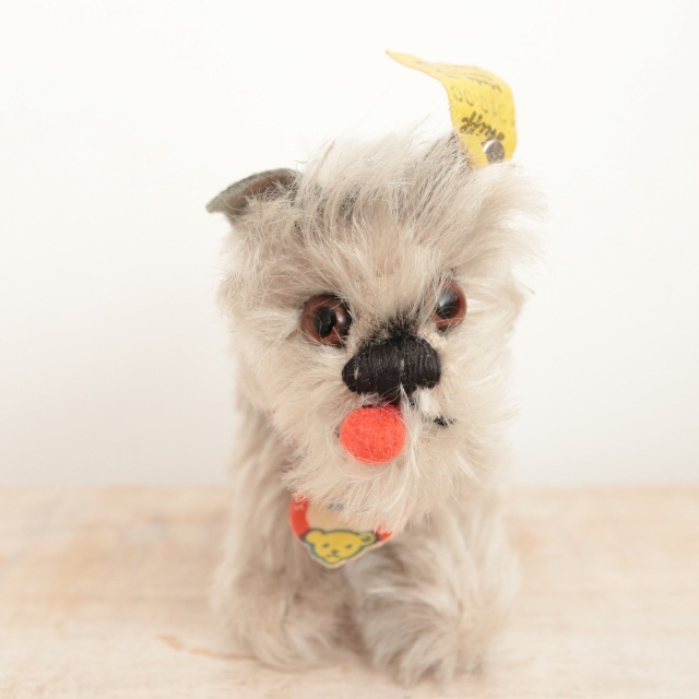 アンティーク シュタイフ シュナウザー Steiff Tessie 10cm