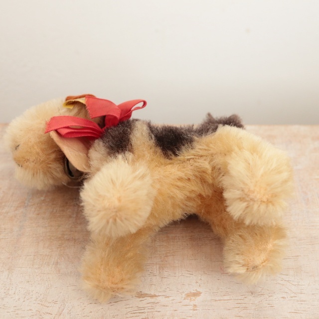 アンティーク シュタイフ エアデールテリア Steiff Terry 8cm