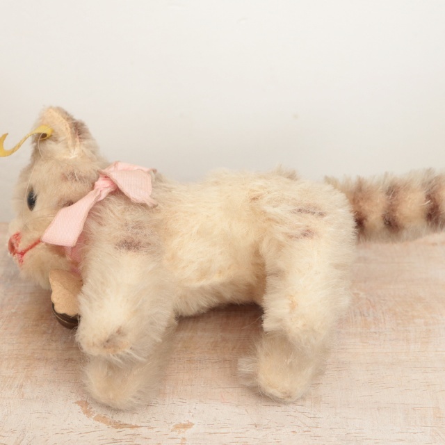 アンティーク シュタイフ ネコ Steiff Tabby 10cm