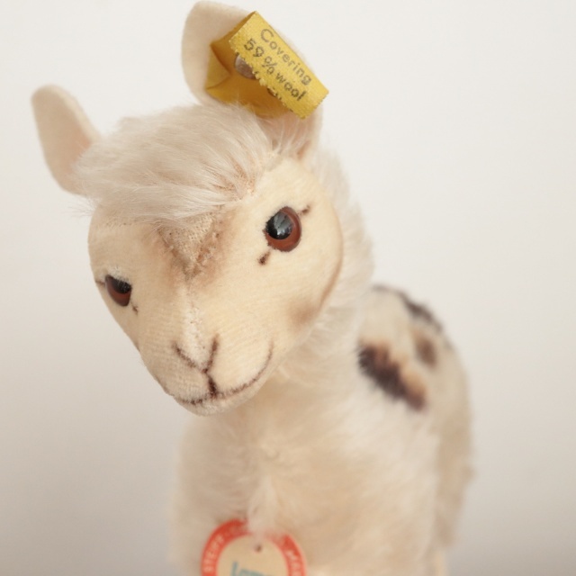 アンティーク シュタイフ リャマ アルパカ Steiff LAMA 17cm
