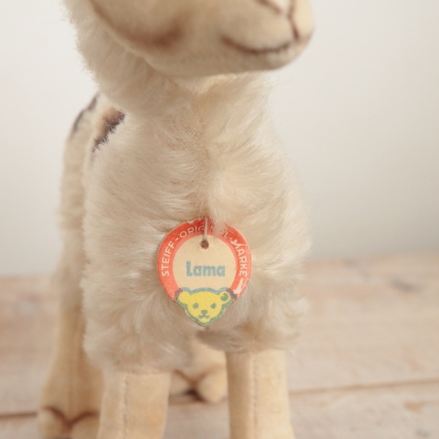 アンティーク シュタイフ リャマ アルパカ Steiff LAMA 17cm