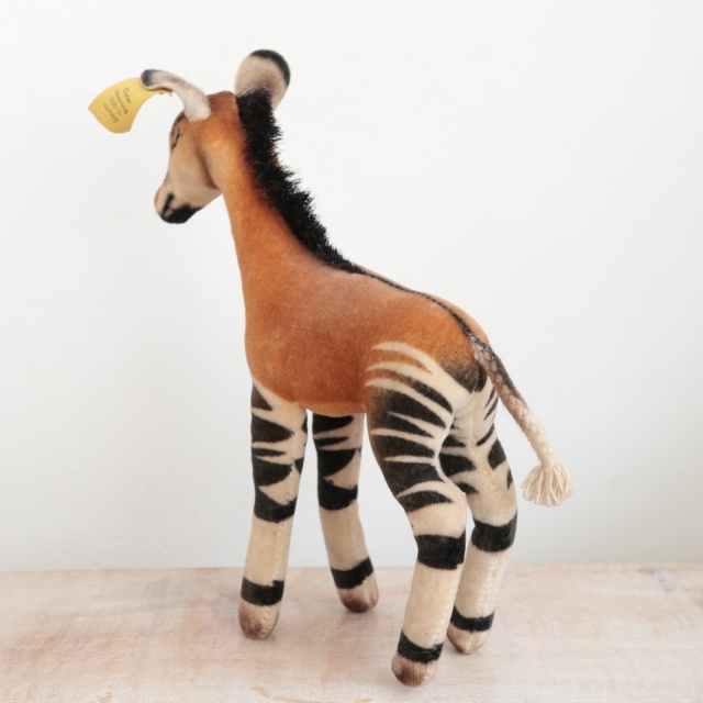 アンティーク シュタイフ オカピ ぬいぐるみ Steiff Okapi 14cm