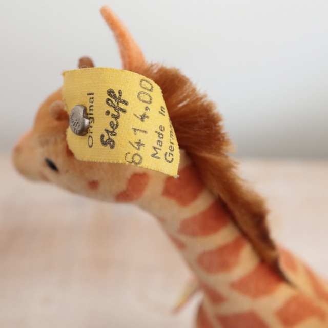 アンティーク シュタイフ キリン Steiff Giraffe 14cm