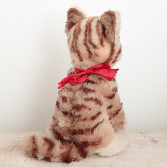 アンティーク シュタイフ ネコ Steiff Cattie 18cm