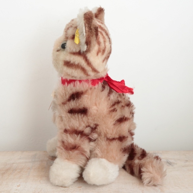 アンティーク シュタイフ ネコ Steiff Cattie 18cm