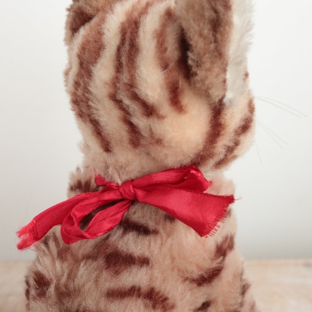 アンティーク シュタイフ ネコ Steiff Cattie 18cm