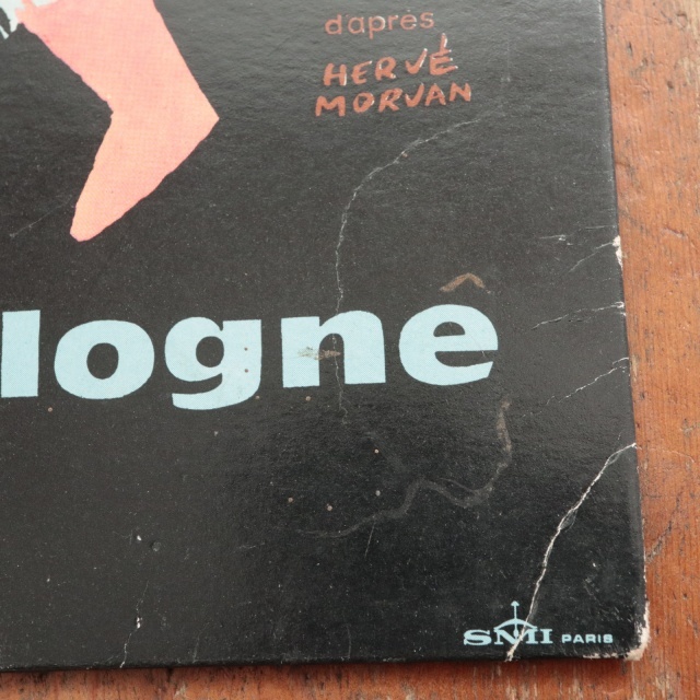 サボンドール ビンテージ 厚紙製看板 エルベ・モルバン MONT ST MICHEL