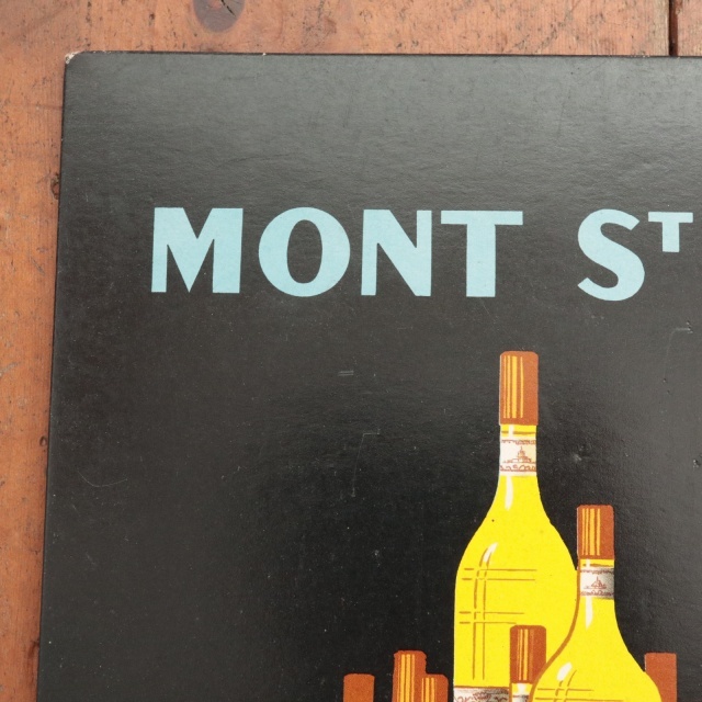 サボンドール ビンテージ 厚紙製看板 エルベ・モルバン MONT ST MICHEL