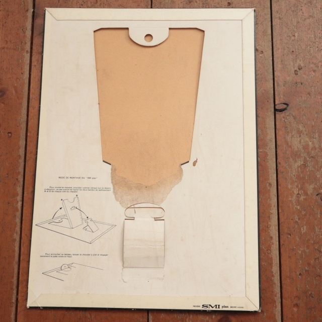 サボンドール ビンテージ 厚紙製看板 エルベ・モルバン MONT ST MICHEL