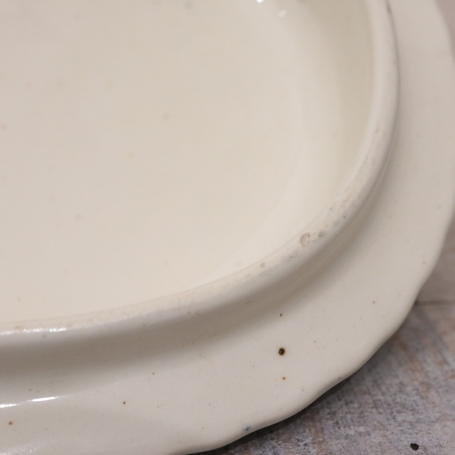 アンティーク フタ付き小物入れ NIGELLA フランス サンタマン製 SAINT AMAND HAMAGE
