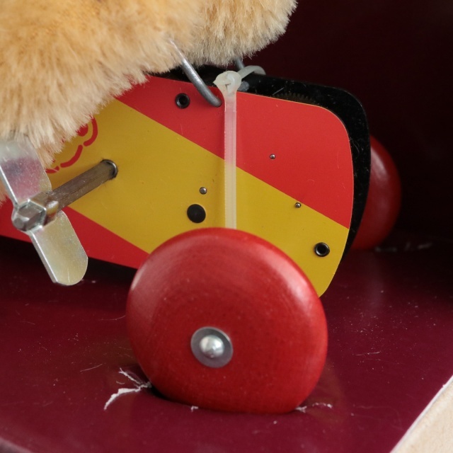 テディベア TOYMUSEUM グラスアイの小さなテディベア/Antique Teddybear/ぬいぐるみ