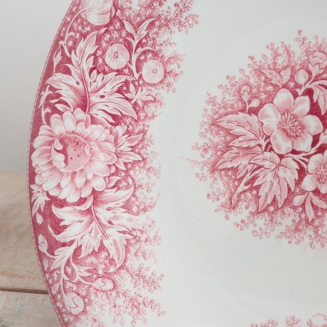 アンティーク コンポティエ FLEURS フランス ペクソンヌ製 PEXONNE Fenal Freres