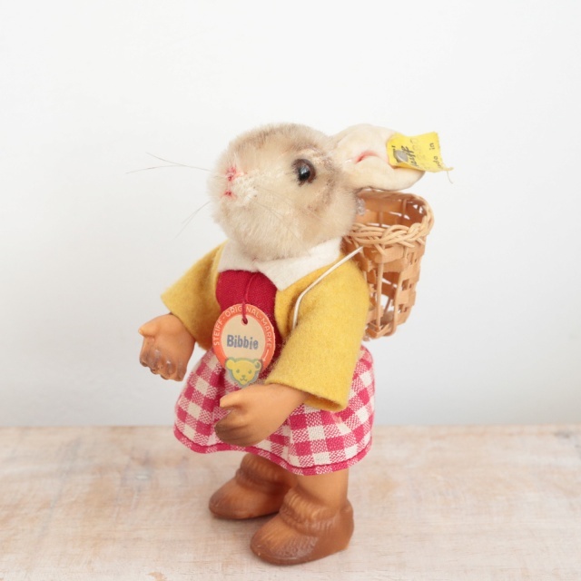 アンティーク シュタイフ ウサギ Steiff Bibbie 12cm