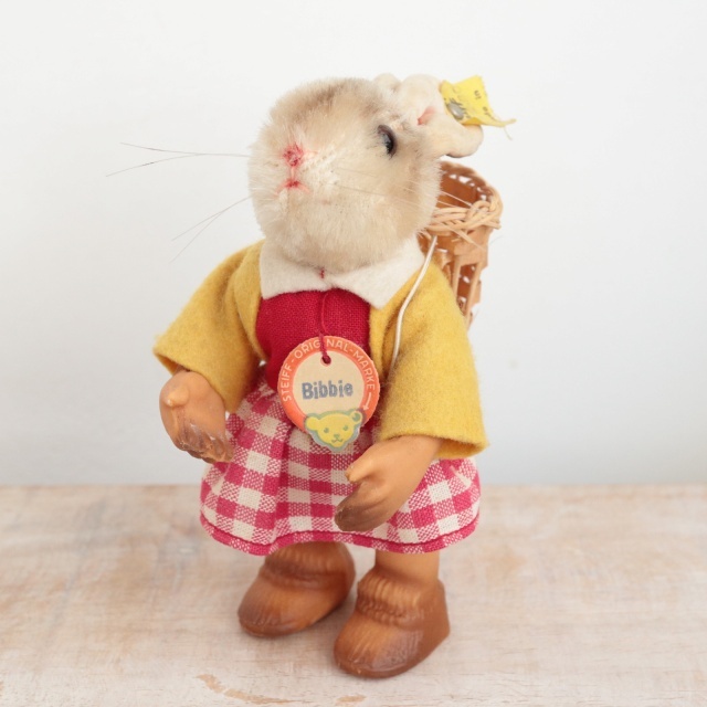 アンティーク シュタイフ ウサギ Steiff Bibbie 12cm