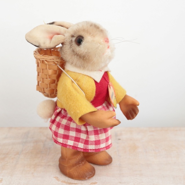 アンティーク シュタイフ ウサギ Steiff Bibbie 12cm