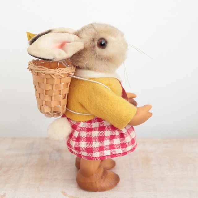 アンティーク シュタイフ ウサギ Steiff Bibbie 12cm