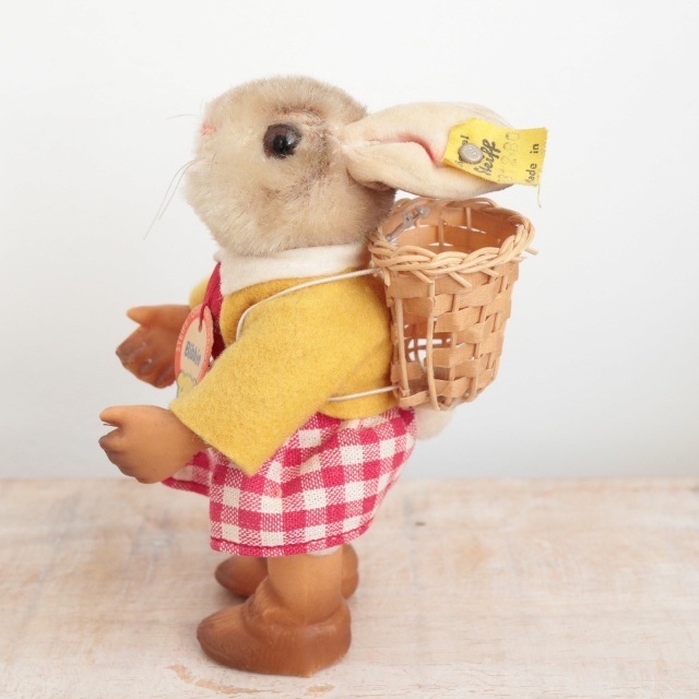 アンティーク シュタイフ ウサギ Steiff Bibbie 12cm