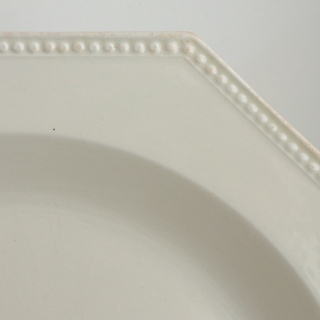 アンティーク オクトゴナル 大皿 フランス モントロー製 Montereau