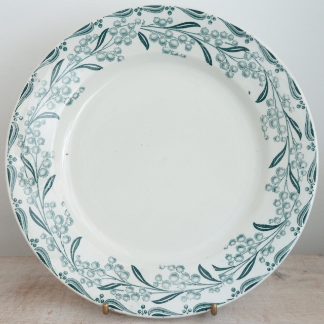 アンティーク プレート ミモザ 皿 MIMOSAS フランス ムーラン