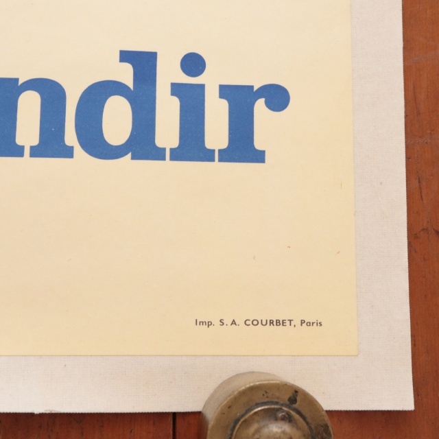 ルフォール・オプノ フランス大統領選挙 1965年 ヴィンテージポスター  Lefor Openo J'ai 7 ans