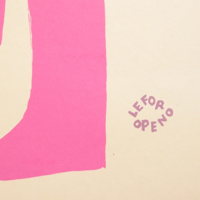 ルフォール・オプノ フランス大統領選挙 1965年 ヴィンテージポスター  Lefor Openo J'ai 7 ans