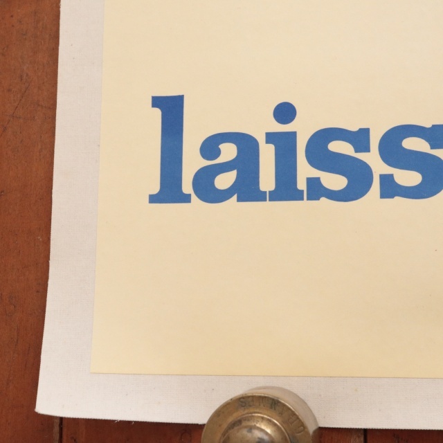 ルフォール・オプノ フランス大統領選挙 1965年 ヴィンテージポスター  Lefor Openo J'ai 7 ans