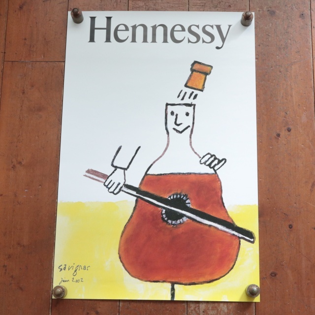 サヴィニャック ヘネシー ヴィンテージポスター Savignac Hennessy