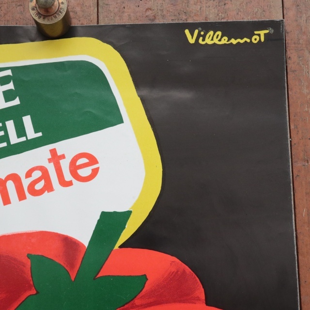 ヴェルナール・ヴィルモ リトグラフ ビンテージポスター クロス